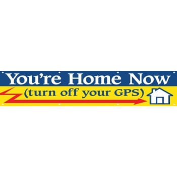 Image for Horizontal You're Home Now Banner, 15' X 4' from HD Supply