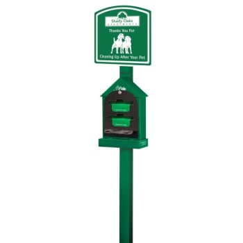 Image for Fido House® 8 ft. Select Kit Pet Waste Station (Green) from HD Supply
