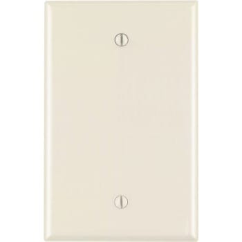 Image for Leviton 1-Gang Midway Blank Nylon Wall Plate, Light Almond from HD Supply
