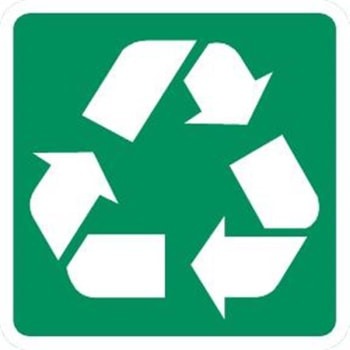 Image for Recycle Symbol Decals, 1-Sided, 4 X 4 Package Of  5 from HD Supply