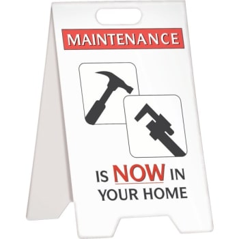 Image for Maintenance Is Now In Your Home Maintenance Floor Stand, 12 X 20 from HD Supply