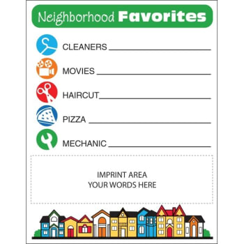 Image for Custom Magnet, 4 X 5 Neighborhood Favorites Package Of 100 from HD Supply