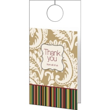 Image for Personalized Softerside Hanging Cards, Fireside Design Package Of 50 from HD Supply