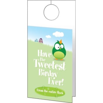 Personalized Lighterside Hanging Cards, Tweetest Design Package Of 50