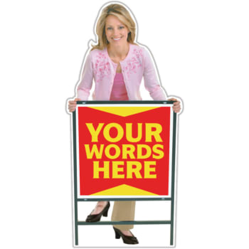 Image for Life Size Semi-Custom Character Cutouts, Sales Agent, 29 X 59 from HD Supply