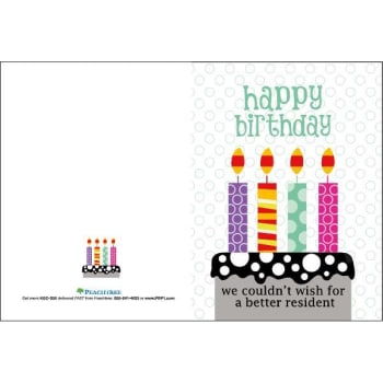 Image for Personalized Softerside  Card, Beaded Stripe, No Envelope Imprint Package Of 50 from HD Supply
