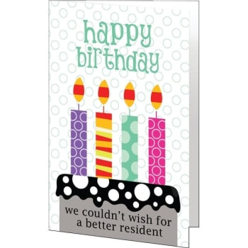 Image for Personalized Softerside Card, Beaded Stripe  Envelope Imprint Package Of 50 from HD Supply