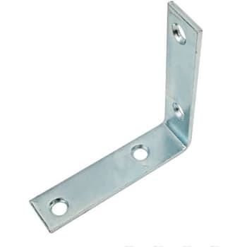 Image for 3 In. Steel Construction Corner Bracket (Zinc Plated) (4-Pack) from HD Supply