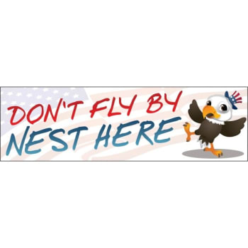 Image for Don't Fly By Seasonal Banner, 10' X 3' from HD Supply