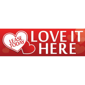 Image for Love It Here Seasonal Banner, 10' X 3' from HD Supply