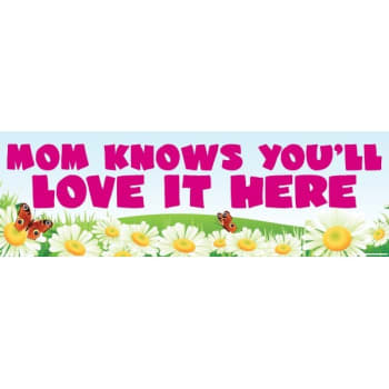 Image for Banner, Mom Knows, 10' x 3' from HD Supply