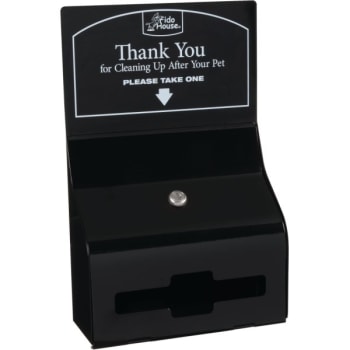 Fido House® Grab 'N Go Dispenser w/ Wide Slot Opening (Black)