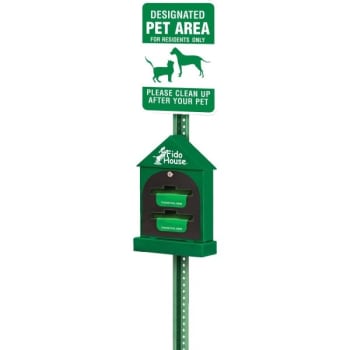 Image for Fido House® 8 ft. Companion Kit Pet Waste Station w/ Roll Bag Kit from HD Supply