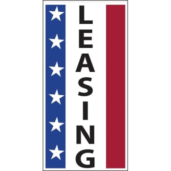 Image for Leasing Lawn Banner Kit, Patriotic, 15 x 32 from HD Supply