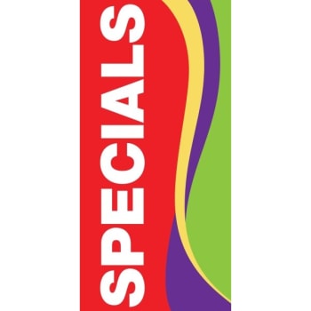 Image for Specials Lawn Banner Kit, Swirl, 15 x 32 from HD Supply