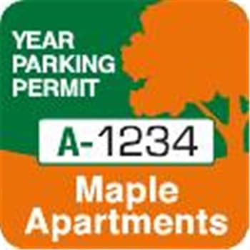 Image for 1-1/2 X 1-1/2 In. Parking Bumper Stickers (100-Pack) from HD Supply