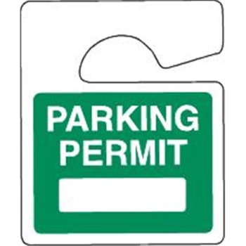 Image for Write-On Plastic Parking Permit Tag (100-Pack) from HD Supply