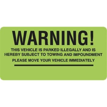 Image for Custom Violation Sticker, 6 X 3, Package Of 100 from HD Supply