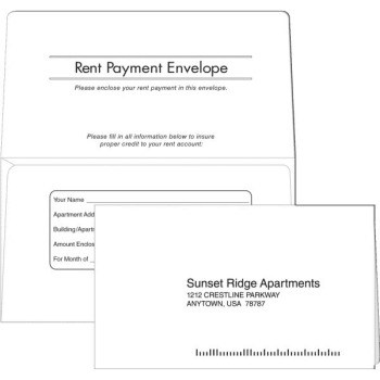 Rent Payment Envelopes (500-Pack)