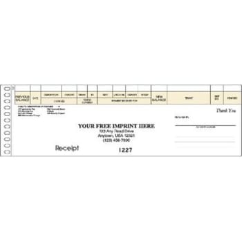 Image for Rental Accounting System Pegboard Rent Receipts, 12 X 3-1/2, Package Of 100 from HD Supply