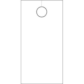 Image for Blank Door Tags, White Package Of 100 from HD Supply