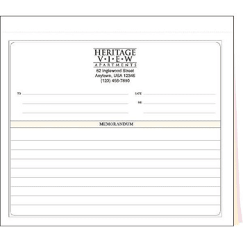 Image for 3-Part Memorandum Forms with Lines, 8-1/2 x 7, Package of 100 from HD Supply