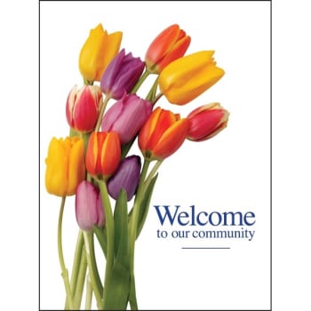 Image for Personalized Welcome Folders, Tulips Design Package Of 100 from HD Supply