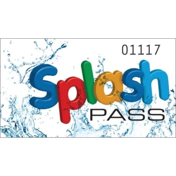 Image for Pool Pass Splash, Package Of 100 from HD Supply