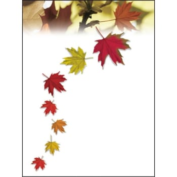 Image for Personalized Welcome Folders, Falling Leaves Design Package Of 100 from HD Supply