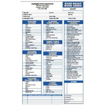 Multi-Purpose Make Ready Forms, 8-1/2 X 14, Package Of 100