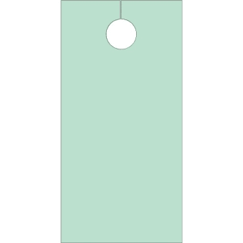 Image for Blank Door Tags, Green Package Of 100 from HD Supply