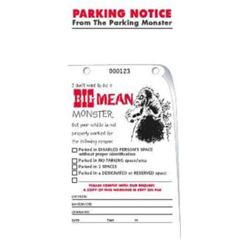 Image for Parking Violation Tags, Package of 100 from HD Supply