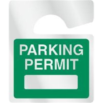 Image for Write-On Plastic Parking Permit Tags, Reflective, Green, Small, Package Of 100 from HD Supply