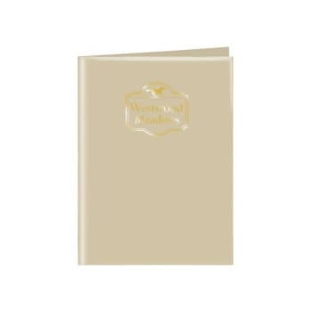 Image for Custom Glossy Pocket Folders, Ivory Package Of 100 from HD Supply