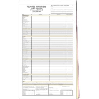 Image for Hud Move-In/move Out Inspection Forms, 8-1/2 X 14, Package Of 100 from HD Supply