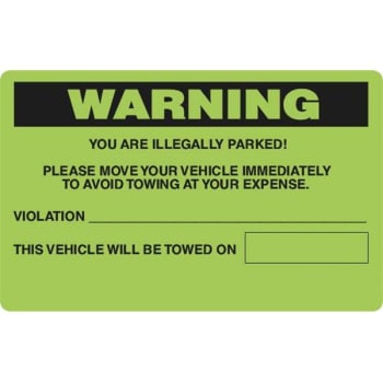 Image for Custom Violation Sticker, 8 X 5, Package Of 500 from HD Supply