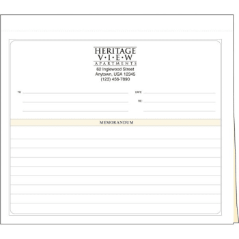 Image for 2-Part Memorandum Forms With Lines, 8-1/2 X 7, Package Of 100 from HD Supply