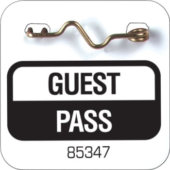 Image for Recreational Guest Pass, White, 1-3/4" x 1-3/4" Package Of 100 from HD Supply