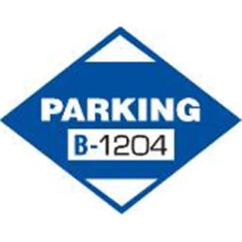 Image for Parking Permit Bumper Stickers, Blue, 2-1/4 x 1-3/4, Package of 100 from HD Supply