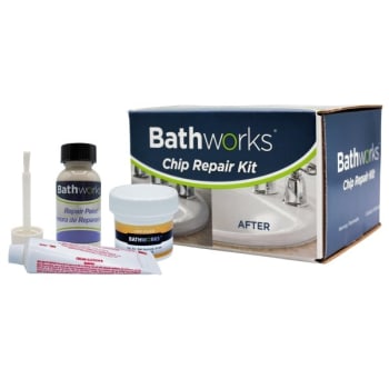 Bathworks 4 Oz Tub And Tile Chip Repair Kit In Bone