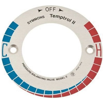 Image for Symmons 4.5 In Diameter Dial Plate from HD Supply