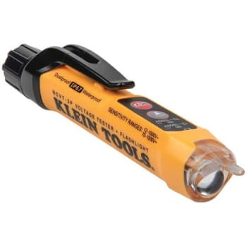 Image for Klein Tools Dual Range Non-Contact Voltage Meter W/flashlight from HD Supply