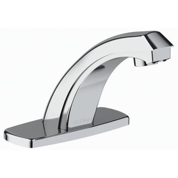 Image for Sloan Ebf187-4 0.5 Gpm Battery Sensor Faucet In Polished Chrome from HD Supply