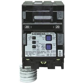 Image for Siemens 20 Amp Double-Pole Combination Afci Circuit Breaker Type Qaf from HD Supply