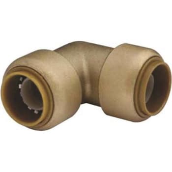 Image for Sharkbite 3/8 In Brass Push-To-Connect 90-Degree Elbow from HD Supply