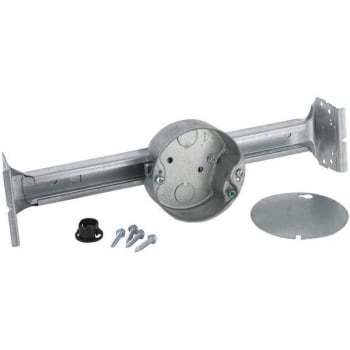 Image for Raco Kwik-Brace 1.5 In Ceiling Fan Electrical Box With Three 1/2 In Knockouts from HD Supply