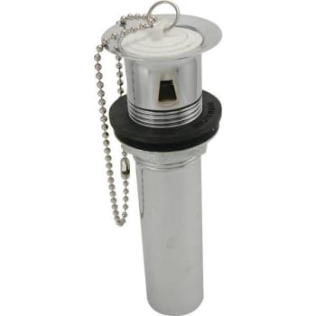 Image for Keeney 1-1/4 In X 12 In 22-Gauge Pop Up Plug Assembly W/Stopper, Chrome from HD Supply
