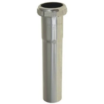 Image for Premier 1-1/4 In X 6 In Brass Extension Tube With Slip Joint, Chrome, 22-Gauge from HD Supply