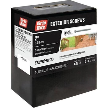 Image for Grip-Rite #7 X 2 In Phillips Bugle-Head Coarse Thread Ext Screws Package Of 622 from HD Supply