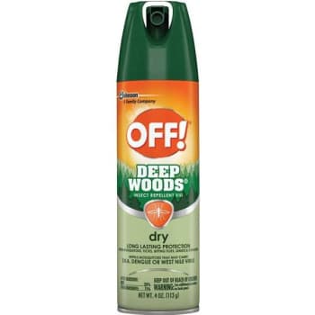 Image for Off! 4 Oz Aerosol Deep Woods Dry Insect Repellent, Neutral from HD Supply